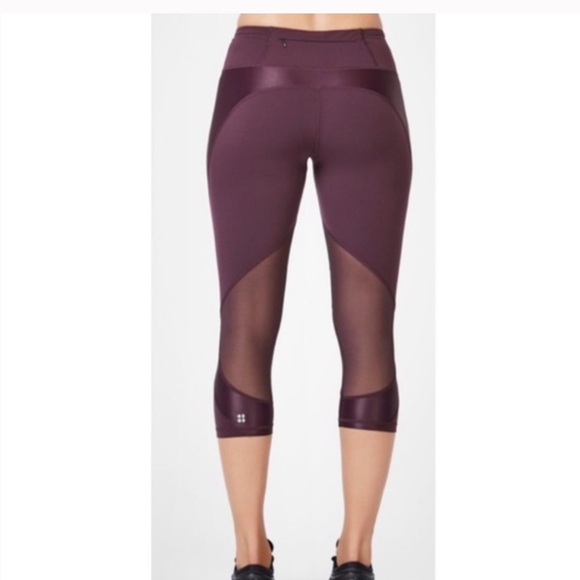 Sweaty Betty The Power Mesh Cropped Leggings sizeXs - Picture 2 of 6